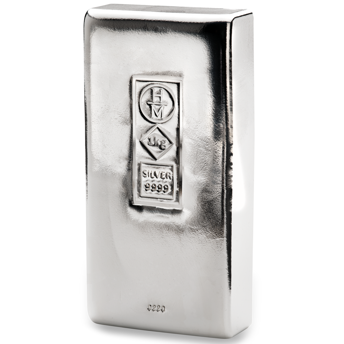 1kg - Silver Cast Bar