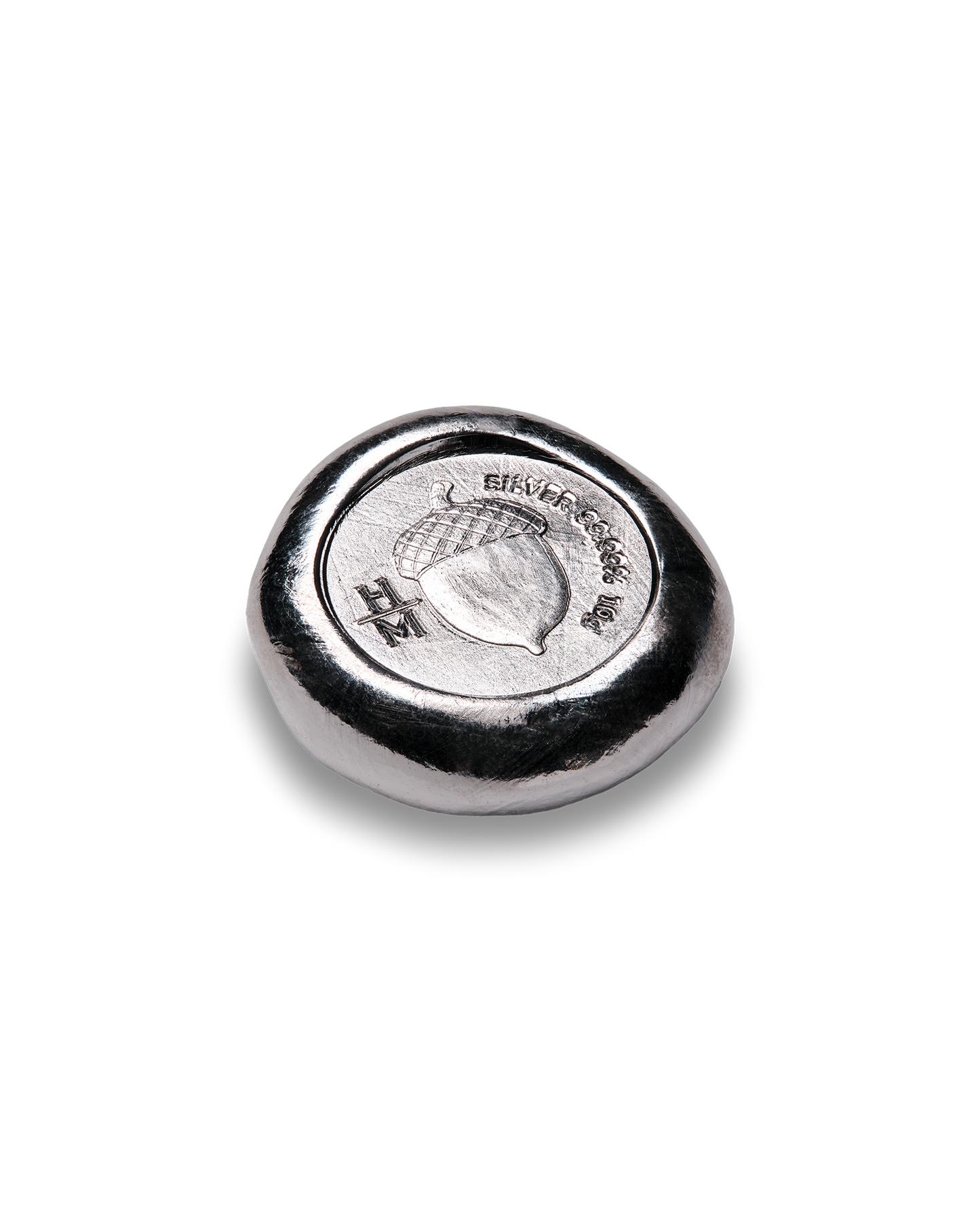 10g Acorn Silver Cast Coin