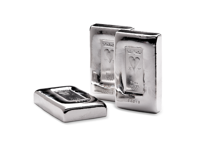 10ozt Crowned Heart - Silver Cast Bar