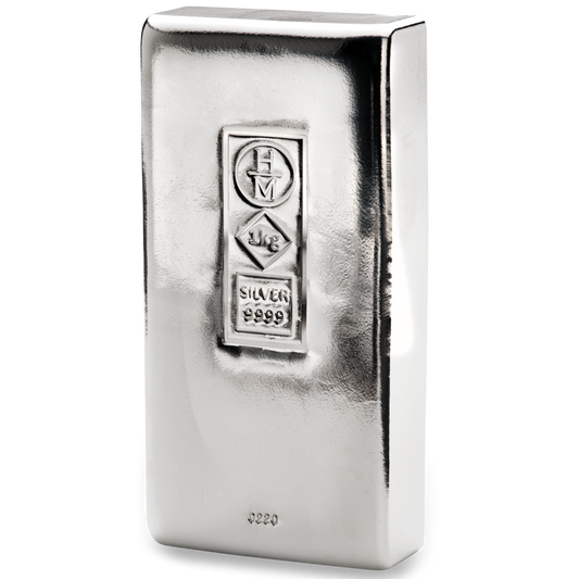 1kg - Silver Cast Bar