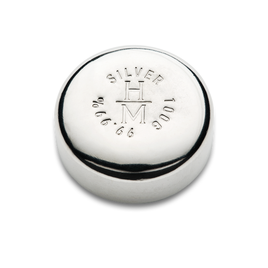 100g - Silver Cast Round Bar