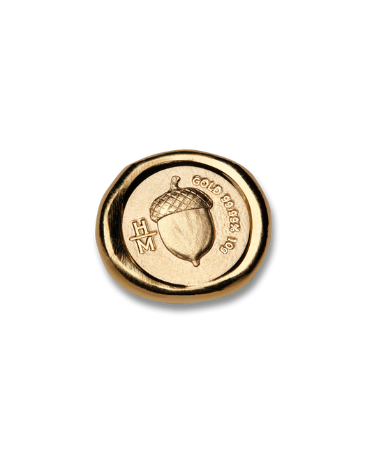 10g Acorn Gold Cast Coin